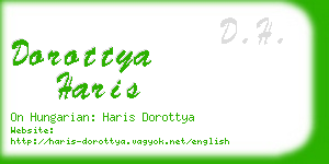 dorottya haris business card